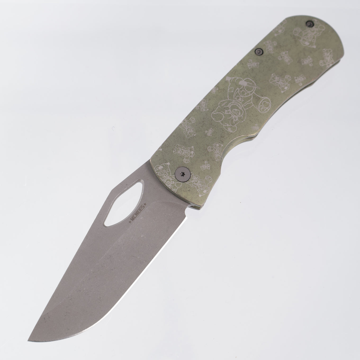 McNees Dixon - Green/Bronze Ano w/ Chaos Snugglez Lasering - Atomic Stonewash Magnacut - BROP Exclusive
