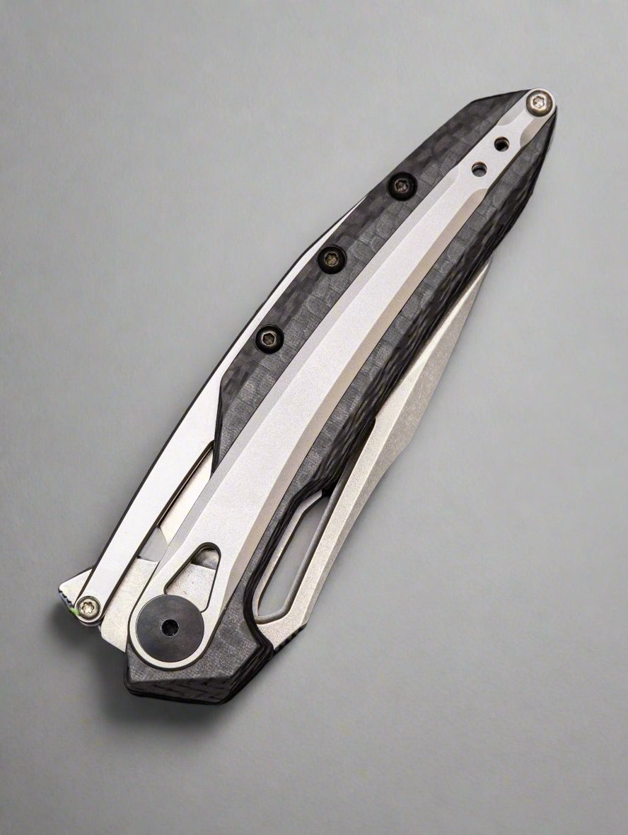 Zero Tolerance 0990 Frame Lock Knife Carbon Fiber (3.25" Stonewash)