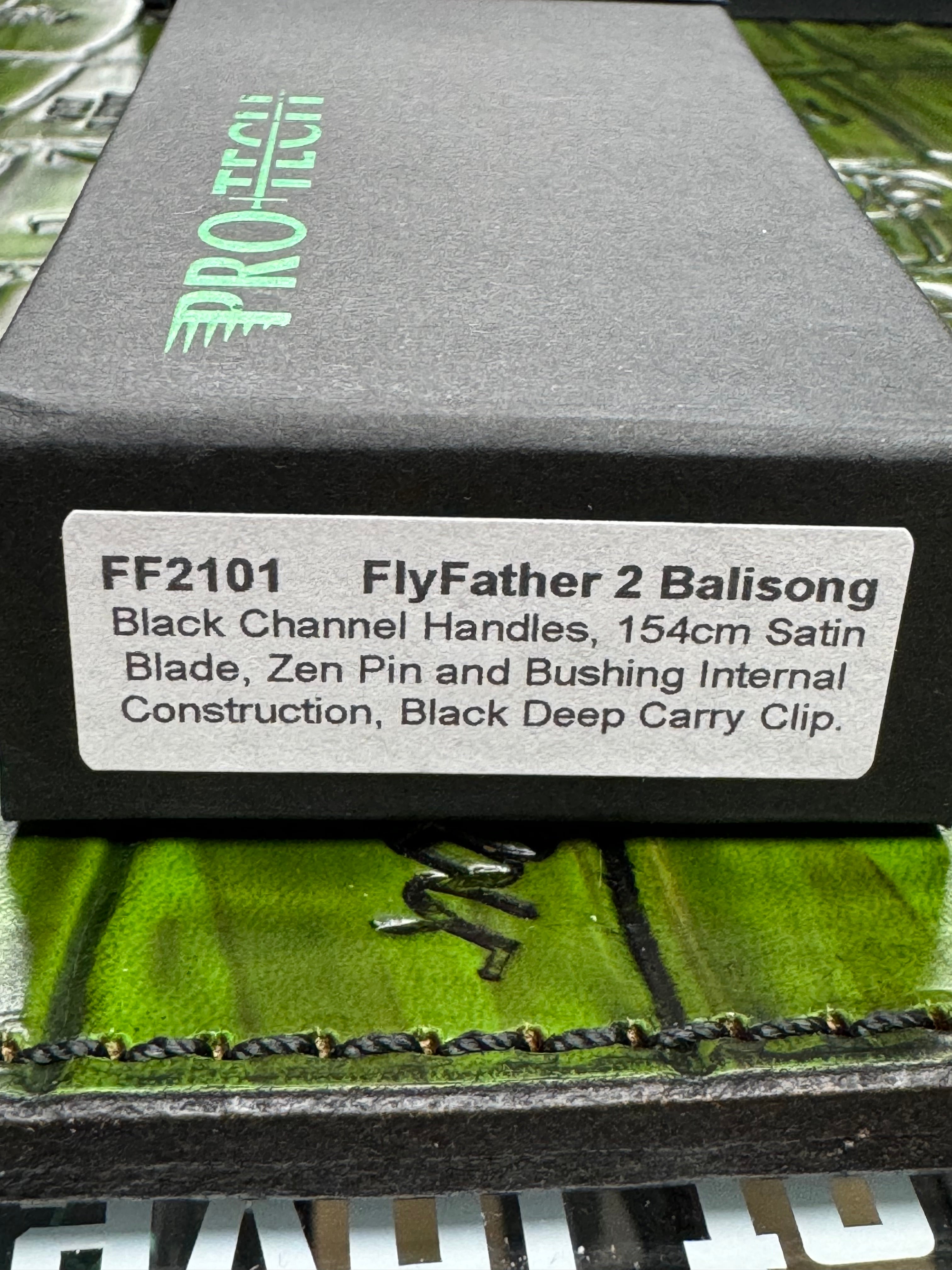 Pro-Tech Knives/Squid Industries Flyfather Aluminum Handle 154CM Blades