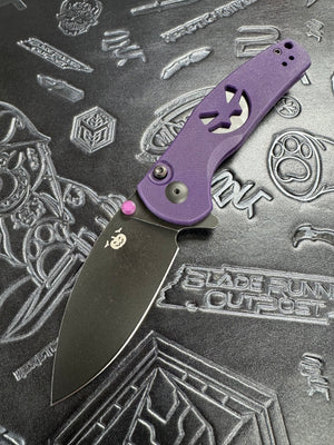 Kizer Mini Grouper Halloween Edition Nitro V Button Lock Purple