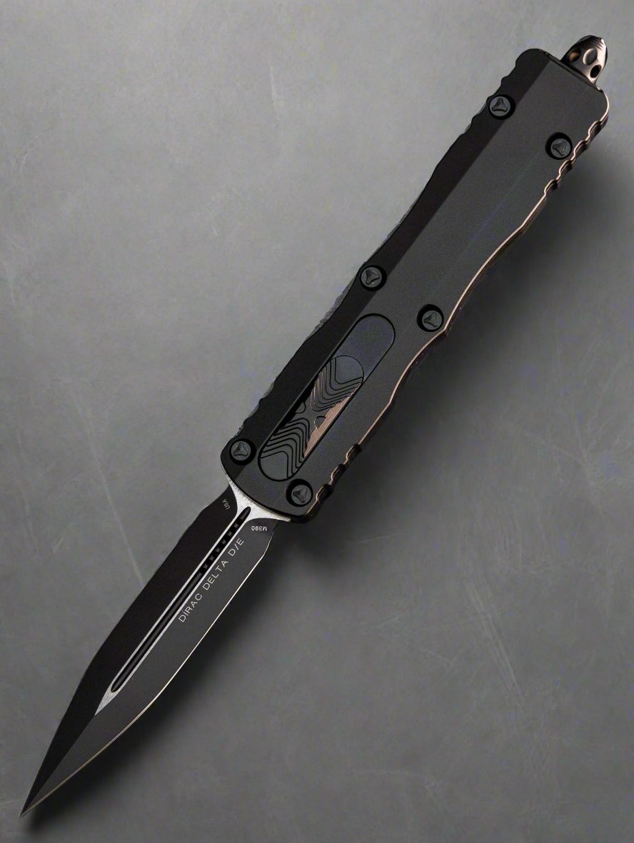 Microtech Dirac Delta Double Edge Black Tactical Standard 227-1T *