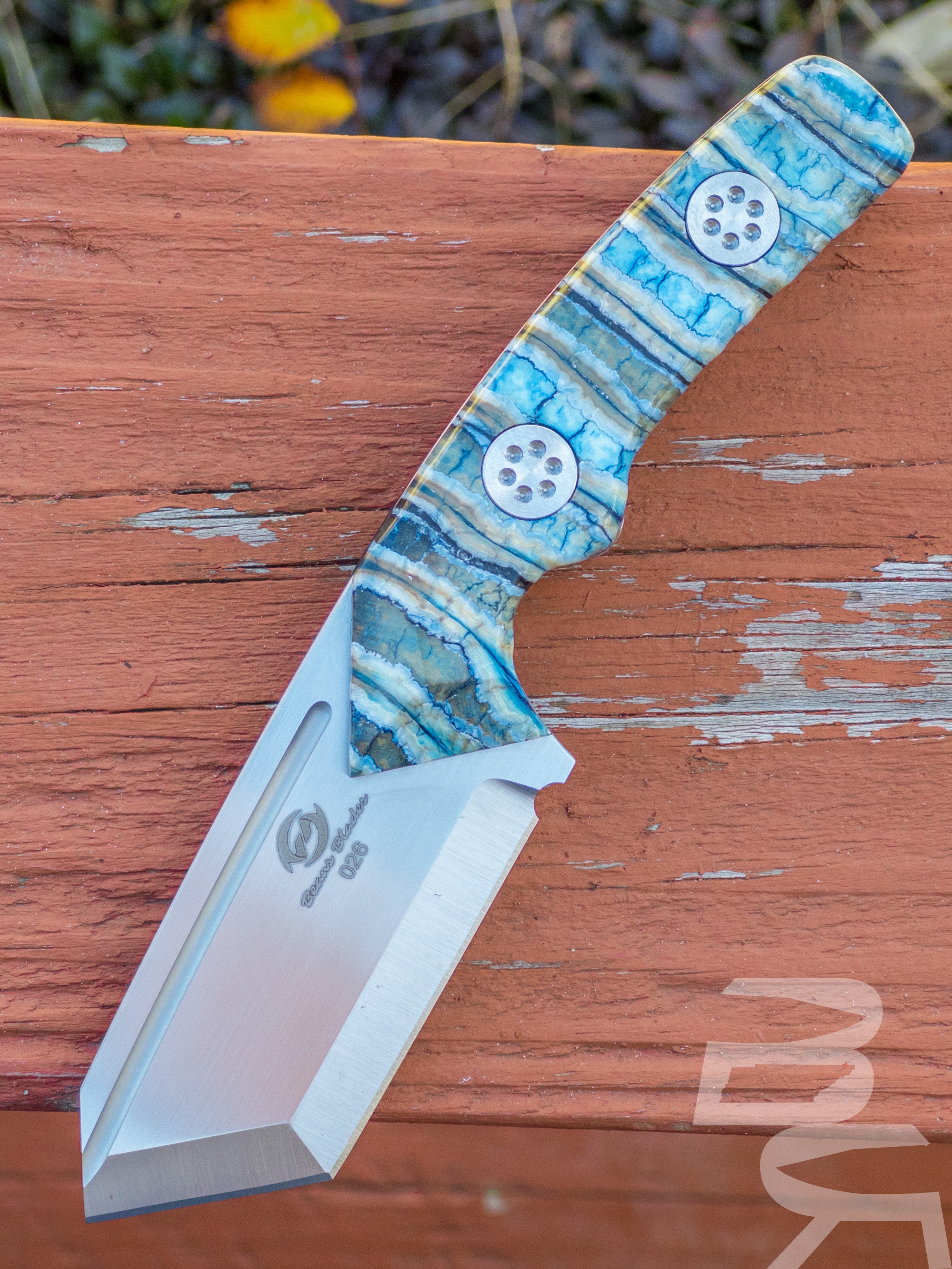 Beans Blades Fixed Mini Warrior M390 Mammoth Molar Handles