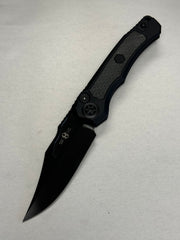 Heretic Knives Wraith Auto V4 w/ GITD Carbon Fiber Inlays & DLC Bowie MagnaCut Blade H002-6A-GLO/CF