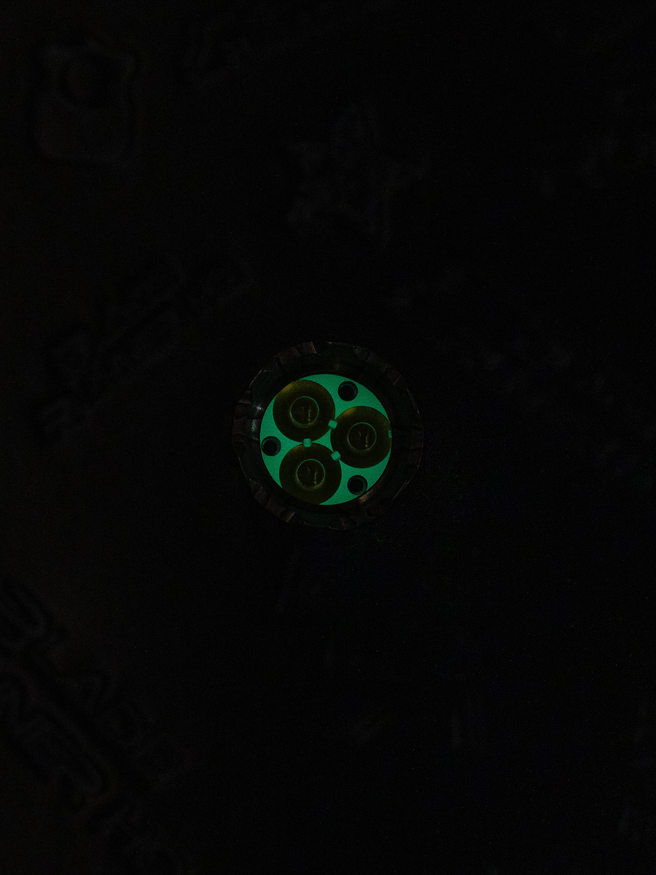 Heretic Hyperion Tactical Flashlight Titanium Flamed Green Barrel *DISCONTINUED*