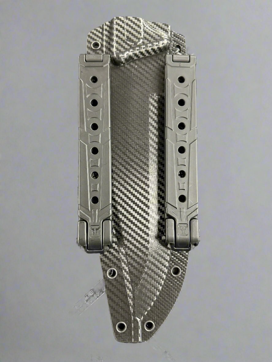 Microtech Arbiter DLC Stonewash Standard & Carbon Fiber 104-1 DLCCFS