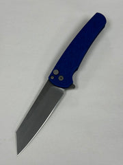 Pro-Tech Malibu Blue Nexus Handle & Stonewash MagnaCut Reverse Tanto Blade 5405-BLUE Nexus