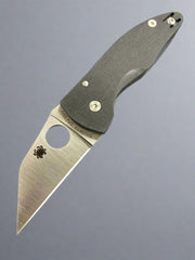 Spyderco Microjimbo Compression Lock Knife Black G-10 (2.5" Satin) C264GP