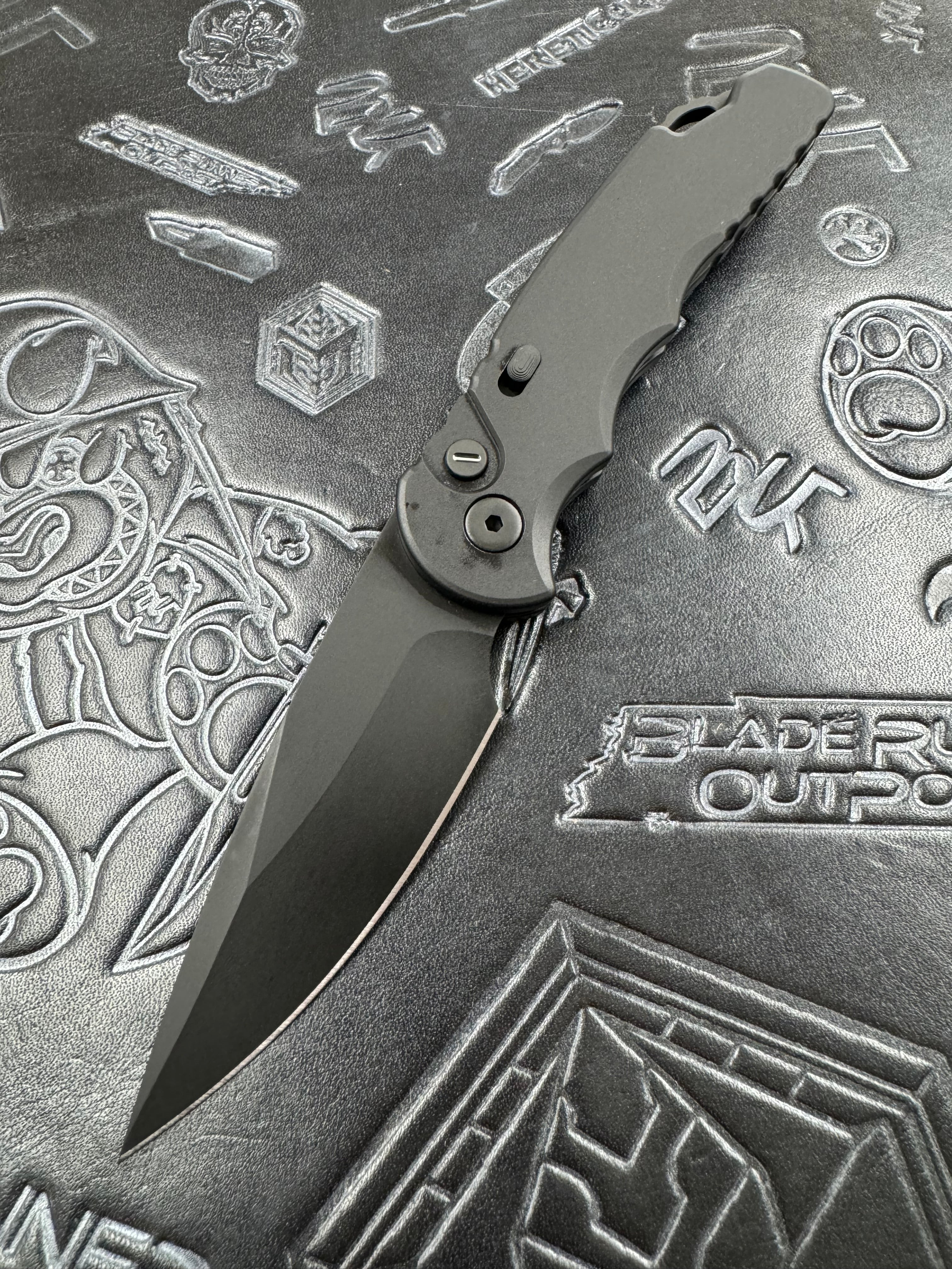 Pro-Tech TR-5 Operator Black Handle w/ DLC S35VN Blade T503-Operator