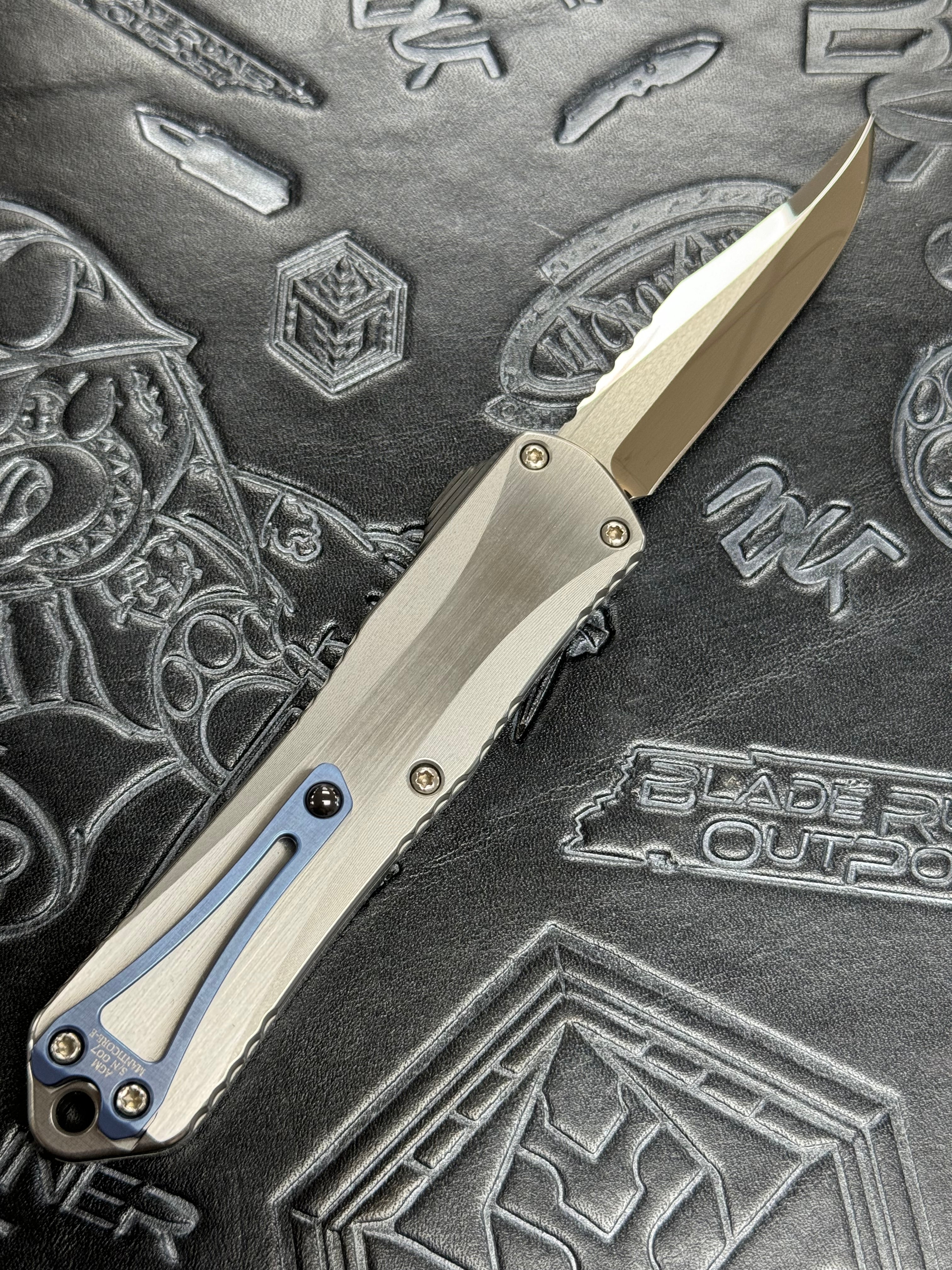 Pre Owned HERETIC KNIVES CUSTOM MANTICORE E STAINLESS STEEL KNIFE 3.7" MIRROR POLISH BOWIE