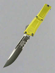 Microtech Knives Combat Troodon Gen III Black Single Edge Partial Serrated w/ OD Green Handle 1143-2 OD