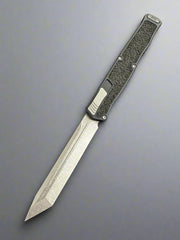 Heretic Cleric 2 - Stonewash Tanto Magnacut - Grip Tape Inlays - Cleric II H019-2A