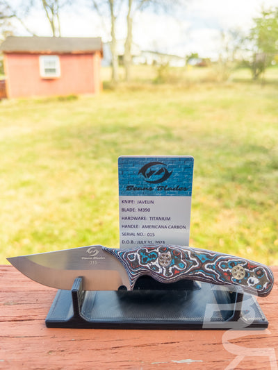 Beans Blades Fixed Javelin M390 American Carbon (Nebula)
