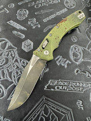 Microtech Amphibian RAM LOK Outbreak Fluted Aluminum w/ M390MK 137RL-1 FLOBS