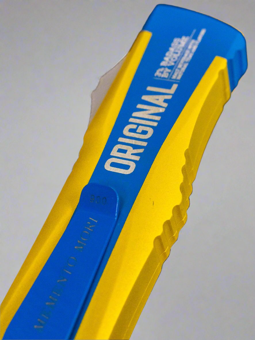 Pre Owned Microtech Combat Troodon 142-3TT D/E Full Serrated Limited Edition Twisted Tea Discontinued