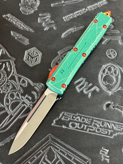 Microtech Ultratech Bounty Hunter w/ Drop Point Stonewash 121-10 BH
