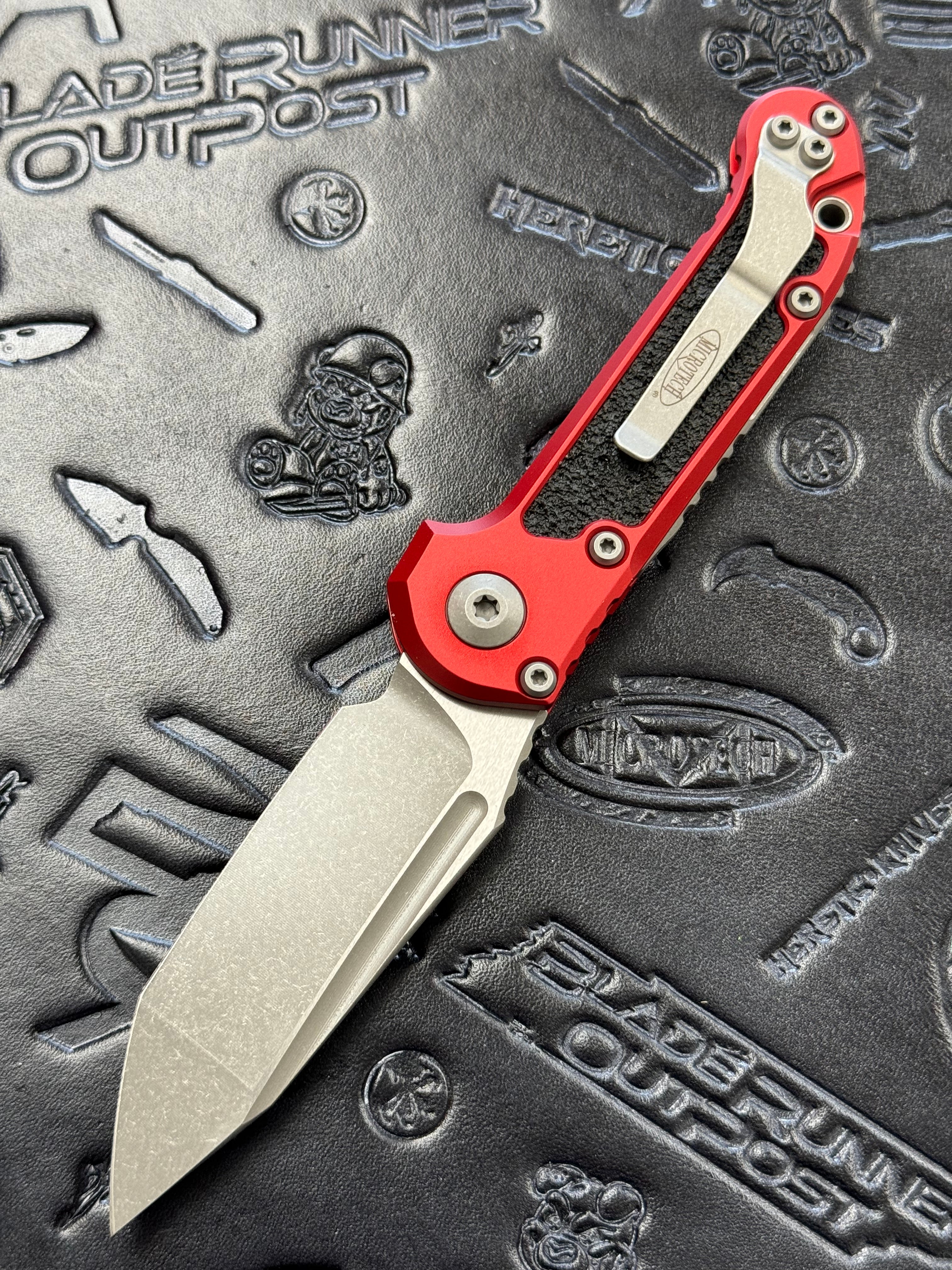 Microtech Knives LUDT Gen III Apocalyptic Tanto w/ Red Handle 1136-10 APRD