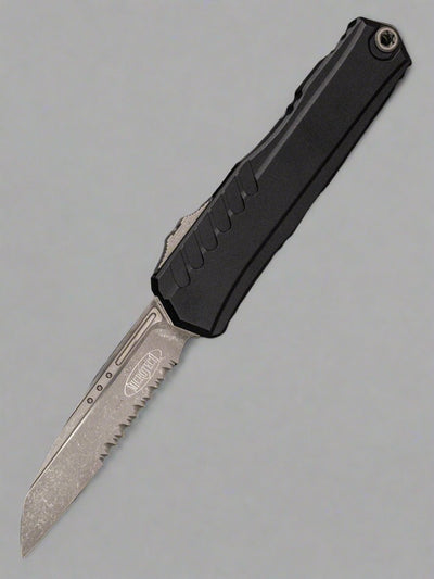 Microtech Cypher II S/E Partial Serrated Apocalyptic 1241-11 AP