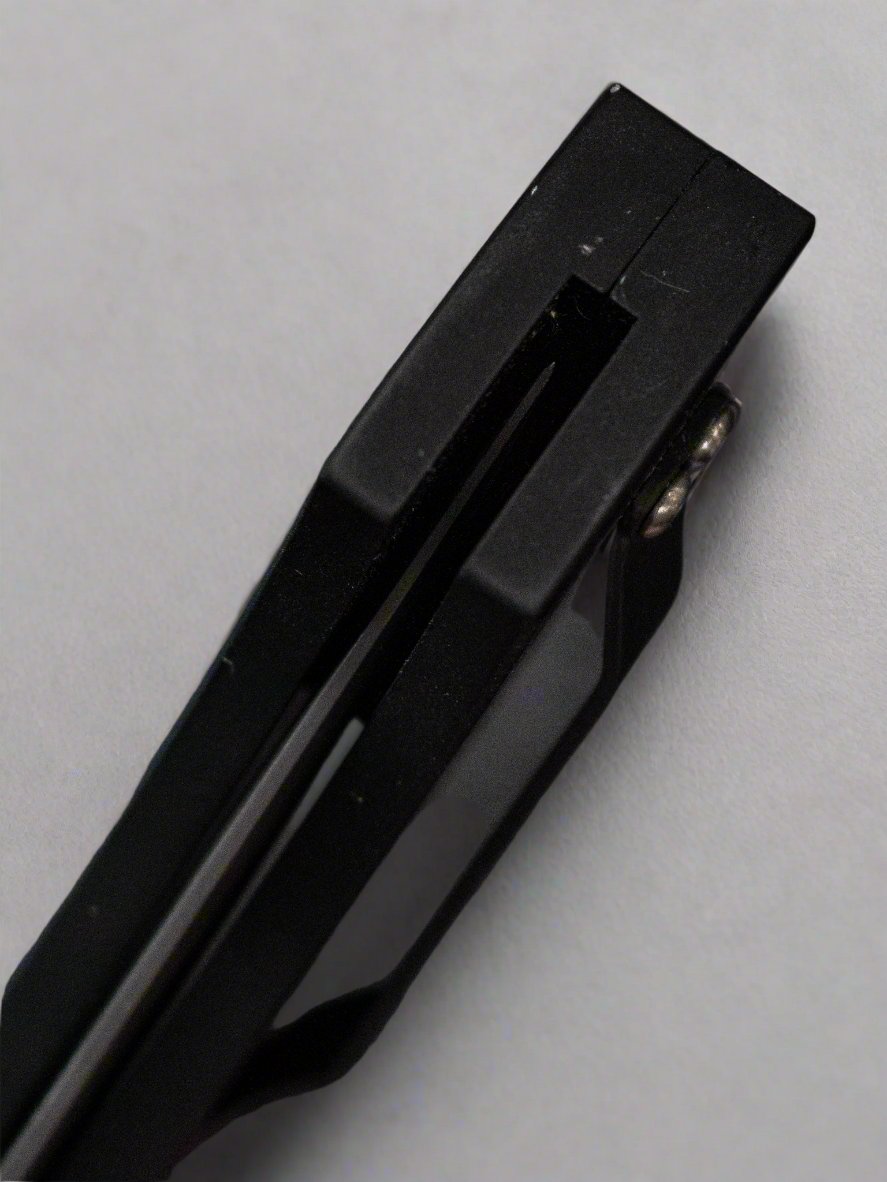 Pre Owned PRO-TECH BREND 1 AUTO KNIFE, DAMASCUS BLADE Textured Scale No Box See Pics