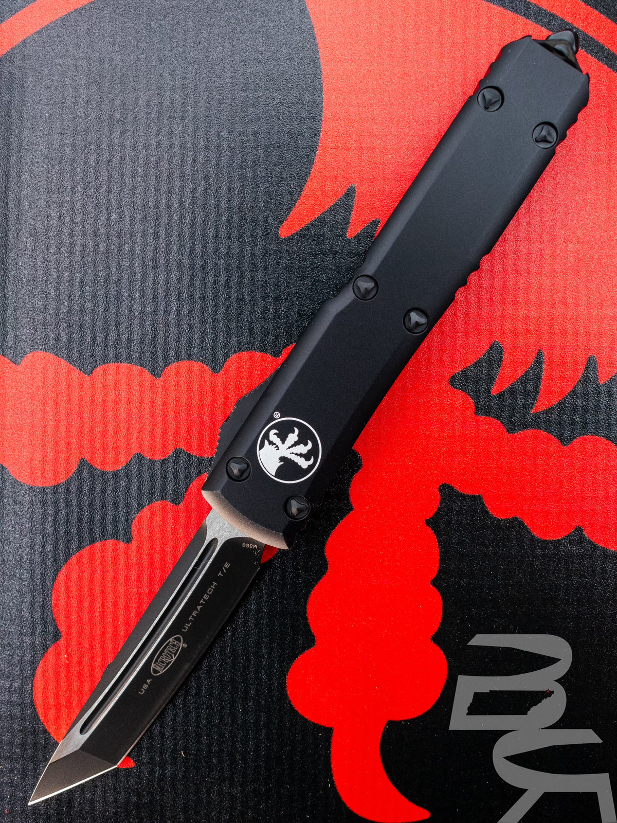 Microtech Ultratech T/E OTF Automatic Knife Tactical (3.4" Black) 123 ...