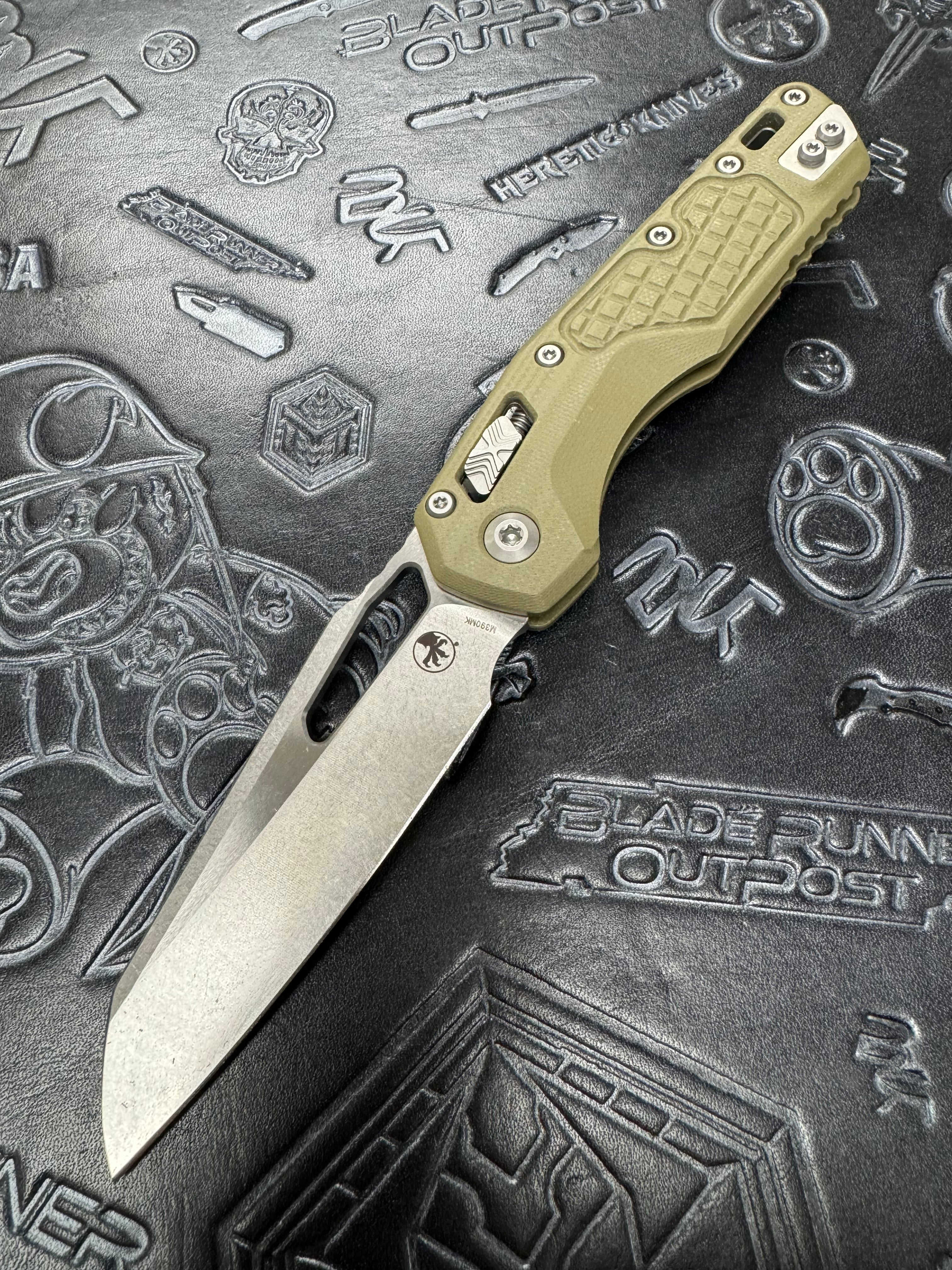 Microtech Knives MSI Lawnman RAM LOK Frag OD Green G-10 & M390MK 210-10 FRGTODLM