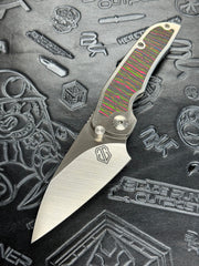 John Gray - PHAT THUCK - Satin Magnacut - Titanium Handles w/ 80s Camo Carbon Inlay