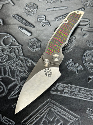 John Gray - PHAT THUCK - Satin Magnacut - Titanium Handles w/ 80s Camo Carbon Inlay