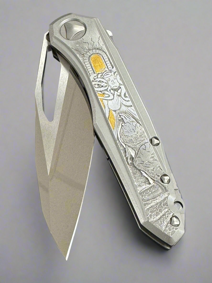 Pre Owned Marfione Sigil Mirror Polish Custom Jody Mueller Lasered 1 Off Like New