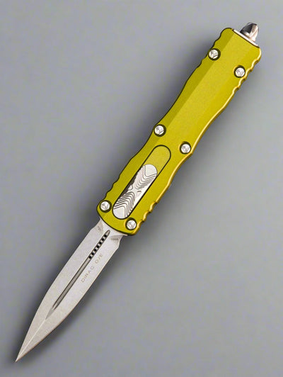 Microtech Dirac Dagger OTF Automatic Knife OD Green (2.88" Stonewash) 225-10 OD
