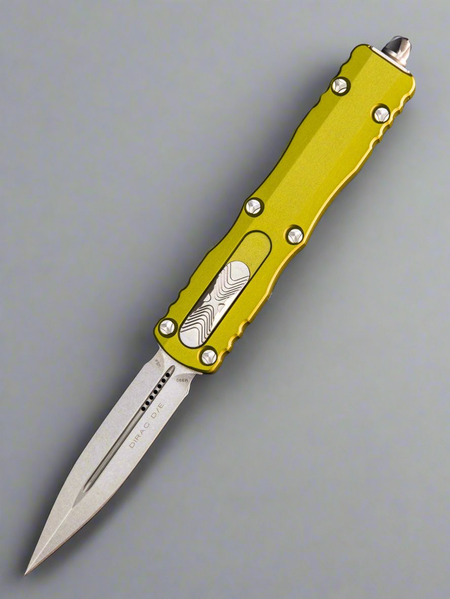 Microtech Dirac Dagger OTF Automatic Knife OD Green (2.88" Stonewash) 225-10 OD