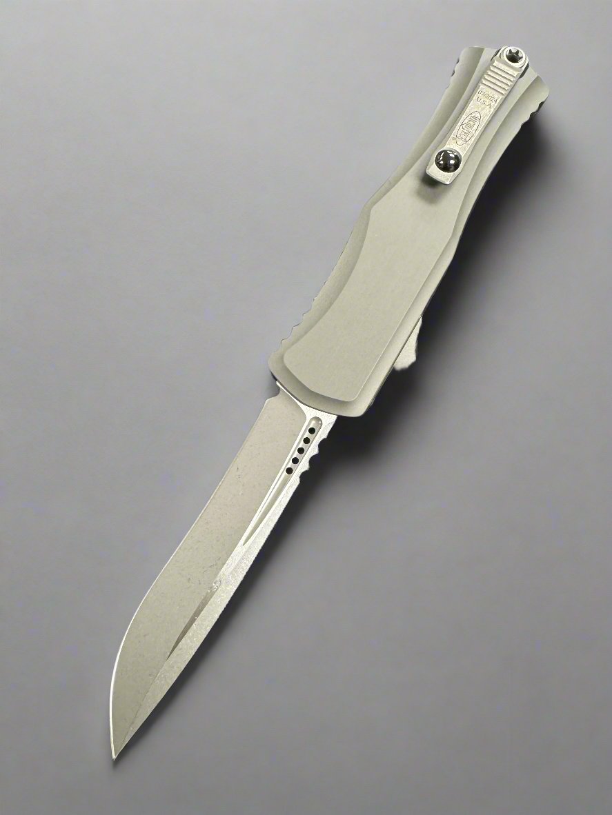 Microtech Knives Hera II Apocalyptic Recurve Natural Clear 1705-10 APNC