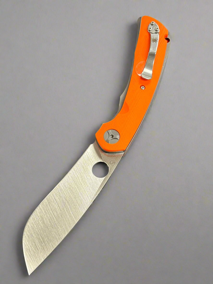 Spyderco Subvert Liner Lock Knife Orange G-10 (4.14" Satin) C239GPOR