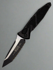 Microtech 161A-3T SOCOM Elite T/E - Black Handle - Black Blade Auto Automatic Full Serrate