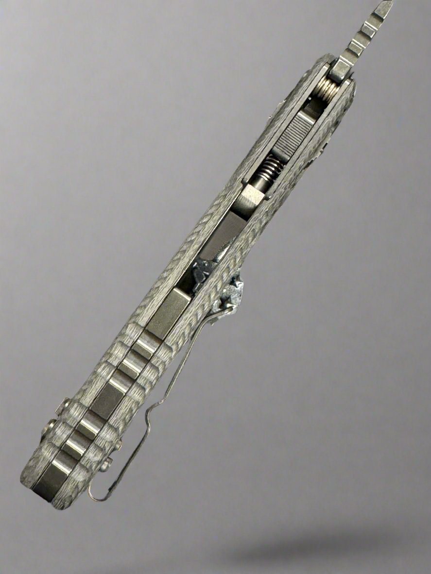 Microtech Knives MSI RAM LOK Carbon Fiber & M390MK DLC Standard 210-1 DLCTCFS