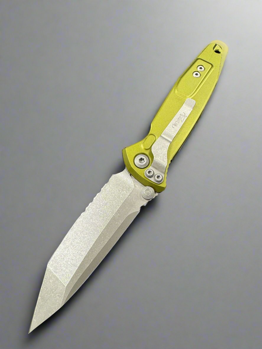 Microtech SOCOM Green Elite T/E 161-11 APOD Apocalyptic Partial Serrated Tanto Blade OD Handle