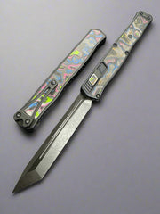 Heretic Cleric 2 - 80s Camo Carbon Inlaid Body & Button - Tanto DLC Magnacut - BR OP Exclusive - Cleric II