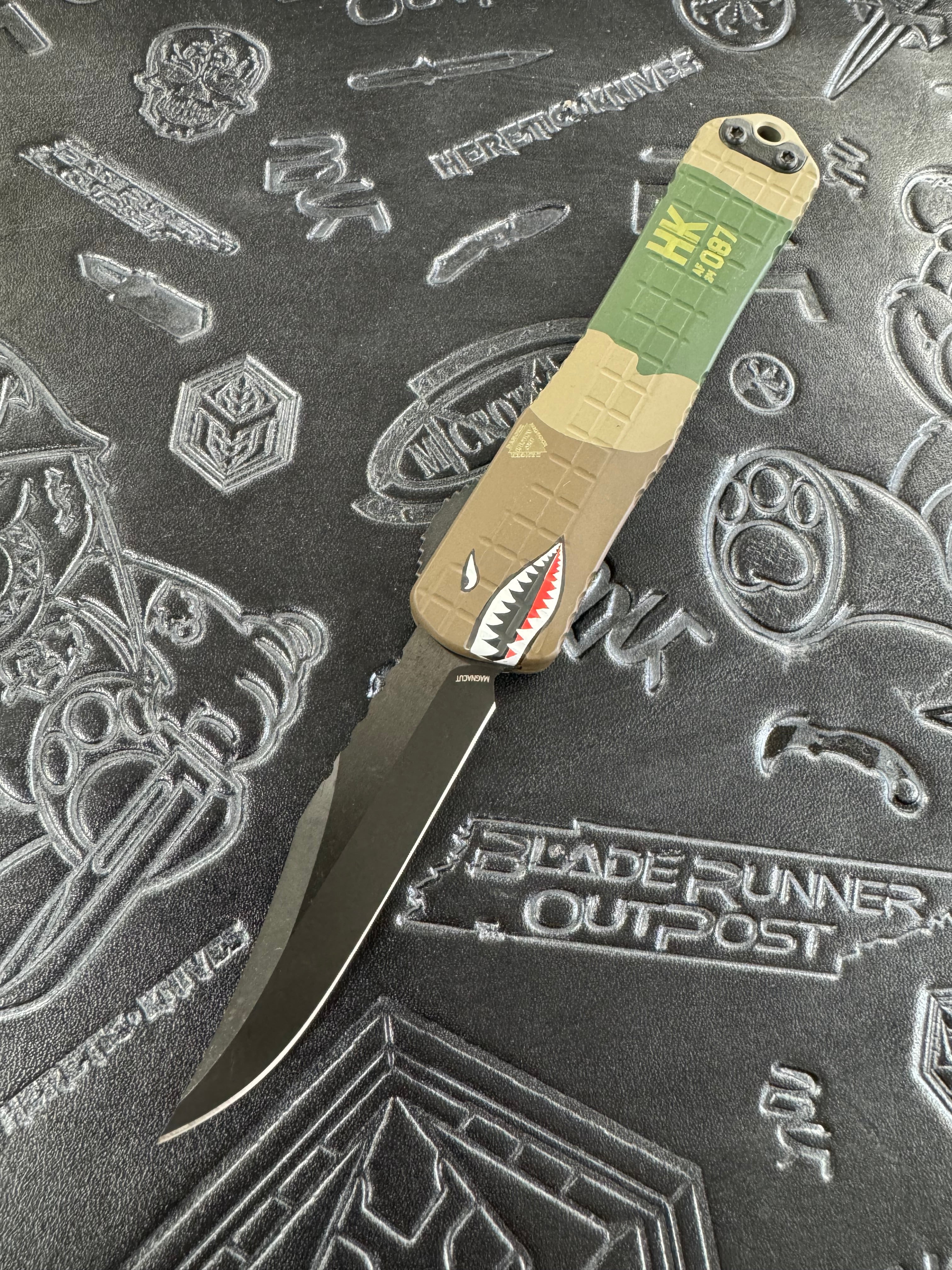 Heretic Knives Manticore E A10 Warthog Cerakote Grenade Grip w/ DLC Bowie MagnaCut H026BF-6A-A10