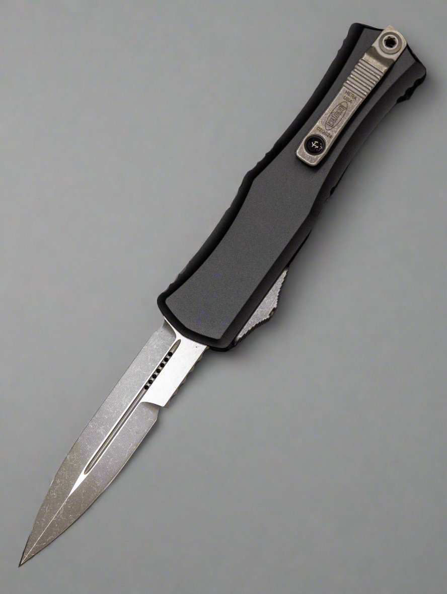 Microtech Knives Mini Hera Apocalyptic Bayonet M390MK w/ Black Handle 1701M-10AP