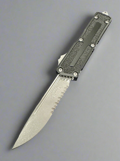 Microtech Scarab 2 Gen 3 - S/E Apocalyptic Partial Serrated Standard - Scarab II Gen III - 1278-11 AP