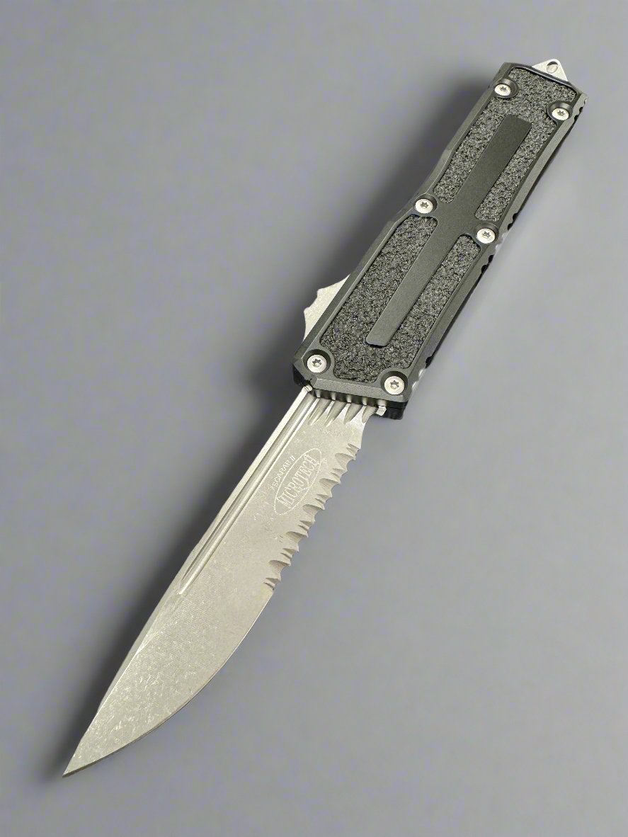 Microtech Scarab 2 Gen 3 - S/E Apocalyptic Partial Serrated Standard - Scarab II Gen III - 1278-11 AP