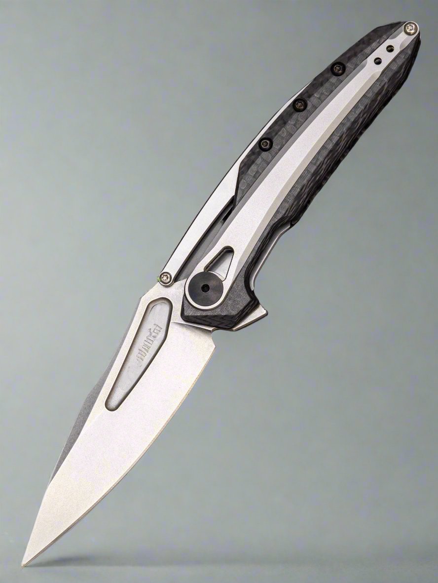 Zero Tolerance 0990 Frame Lock Knife Carbon Fiber (3.25" Stonewash)