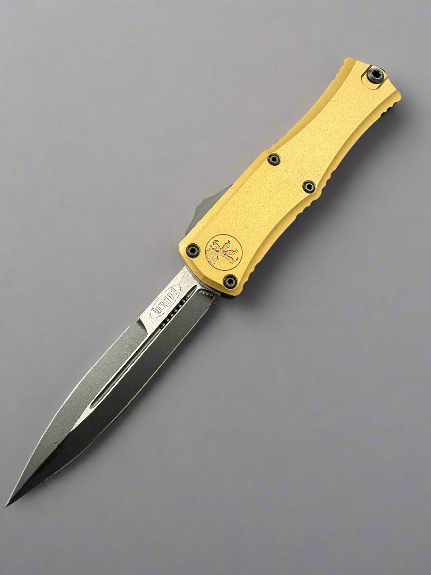 Microtech Knives Mini Hera Tan Standard w/ Bayonet M390MK 1701M-1TA – BR-OP