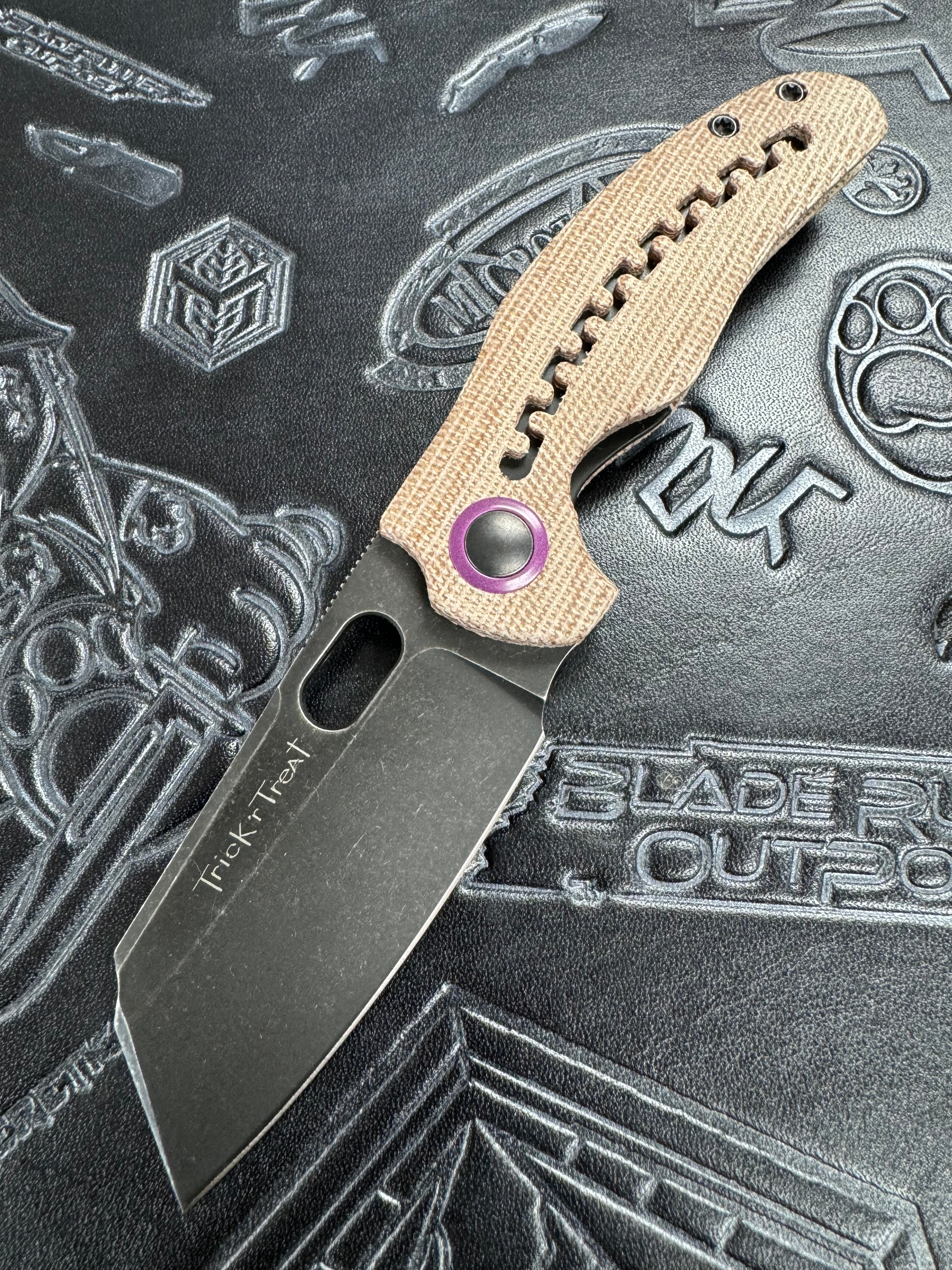 Kizer Mini Sheepdog Micarta Halloween Edition Nitro V Flipper Delete