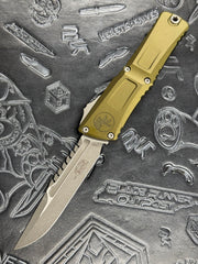 Microtech Knives Combat Troodon Gen III Interceptor Apocalyptic & OD Green Handle Signature Series 1217-10 APODS