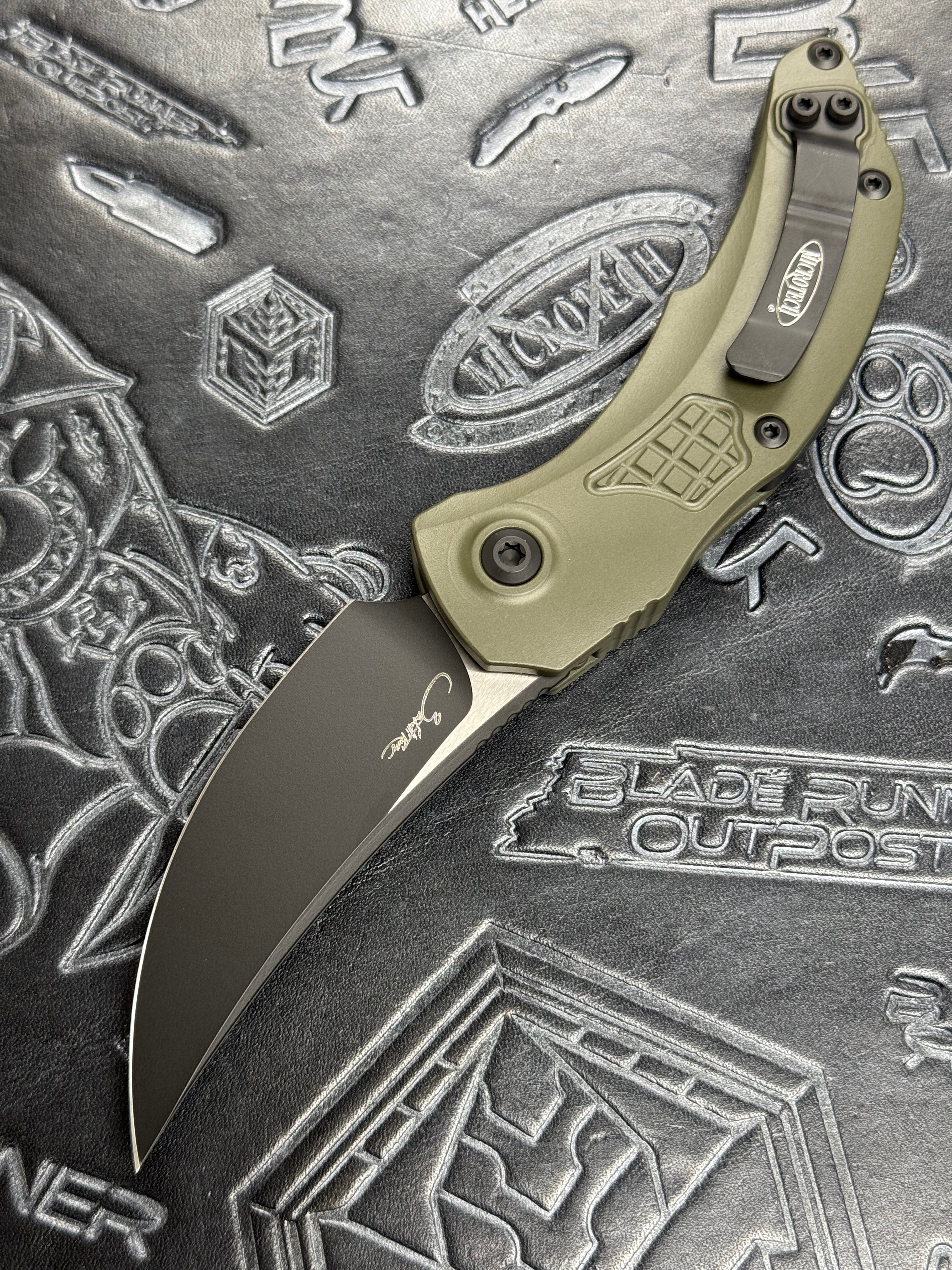 Microtech Knives & Bastinelli Brachial OD Green Standard 268A-1 OD