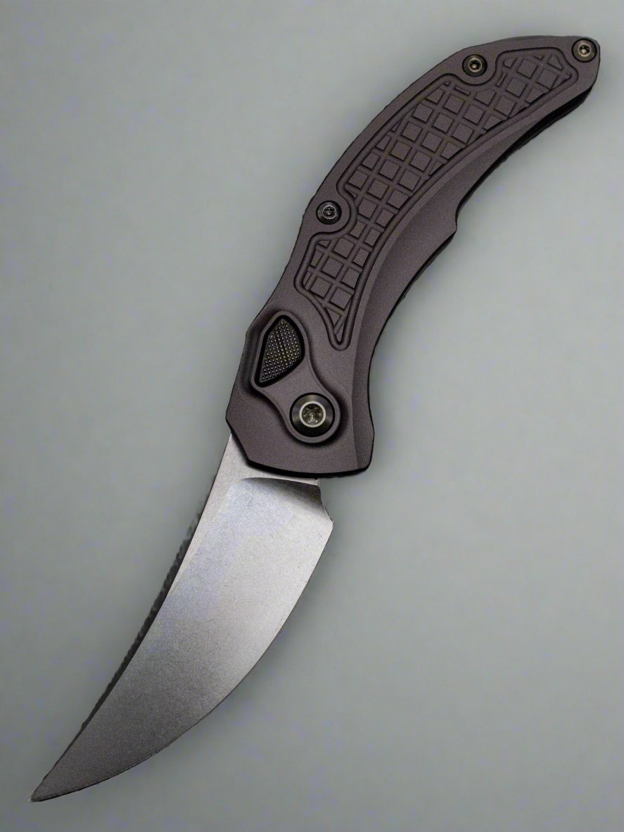 Microtech Knives & Bastinelli Brachial DLC Shadow Signature Series 268A-1DLCTSH