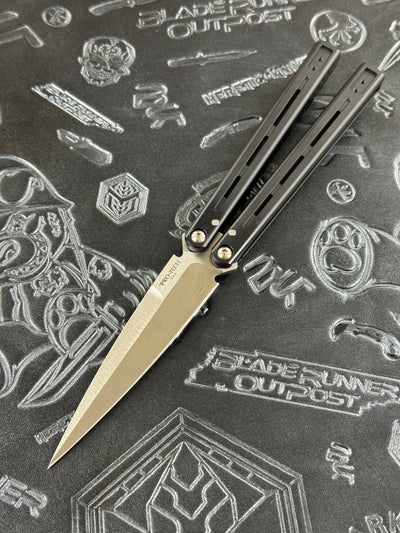 Pro-Tech Knives/Squid Industries Flyfather Aluminum Handle 154CM Blades