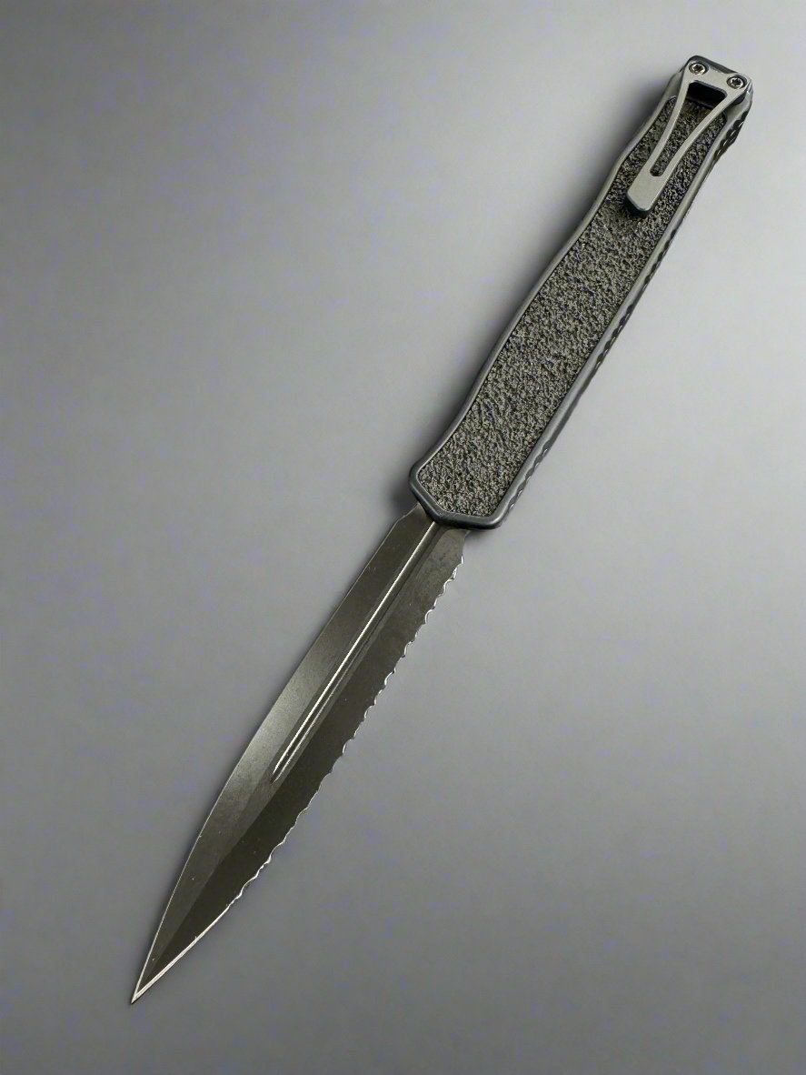 Heretic Knives Cleric II 2 DLC Tactical Double Edge Full Serrated Magnacut H020-6C-T