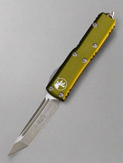 MICROTECH UTX-85 233-10 APOD T/E OTF OD GREEN AUTO KNIFE APOC FINISH Tanto