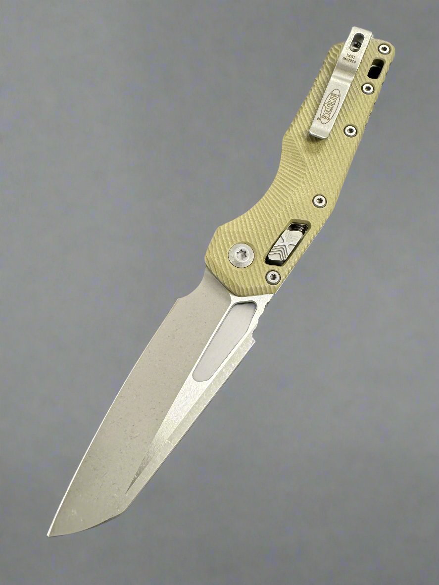 Microtech Knives MSI RAM LOK OD Green G-10 & M390MK Apocalyptic Standard 210-10 APFLGTOD