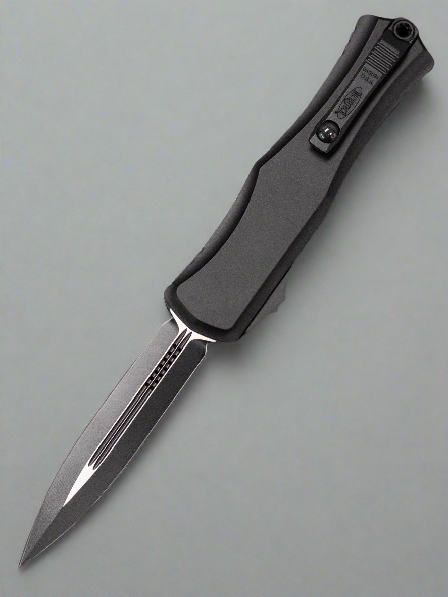 Microtech Knives Hera II Tactical Double Edge w/ Black Handle 1702-1 T